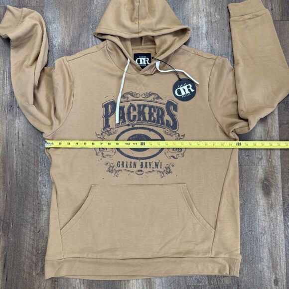 NFL x Darius Rucker x Fanatics Brown Green Bay Packers Rocker Pullover Hoodie L - Picture 8 of 16